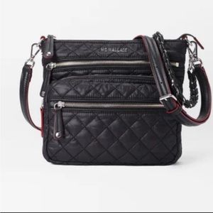 SOLD—-MZ Wallace Black Downtown Crosby Crossbody Bag